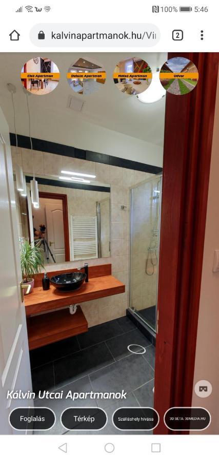 Kálvin utcai Apartmanok Hajdúszoboszló Esterno foto